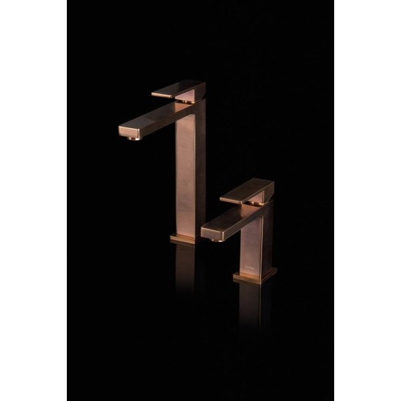 Смеситель для раковины Boheme Qubic 471-CB, брашированная медь - фото 5