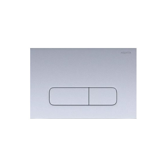Кнопка смыва Aquatek KDI-0000014, хром матовый - фото 