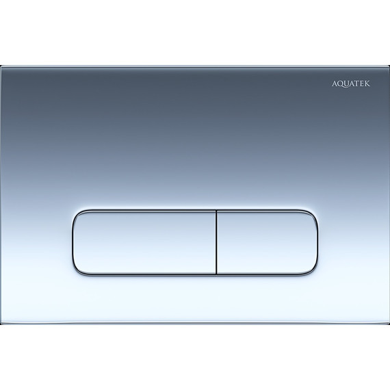 Кнопка смыва Aquatek KDI-0000016, хром глянцевый - фото 