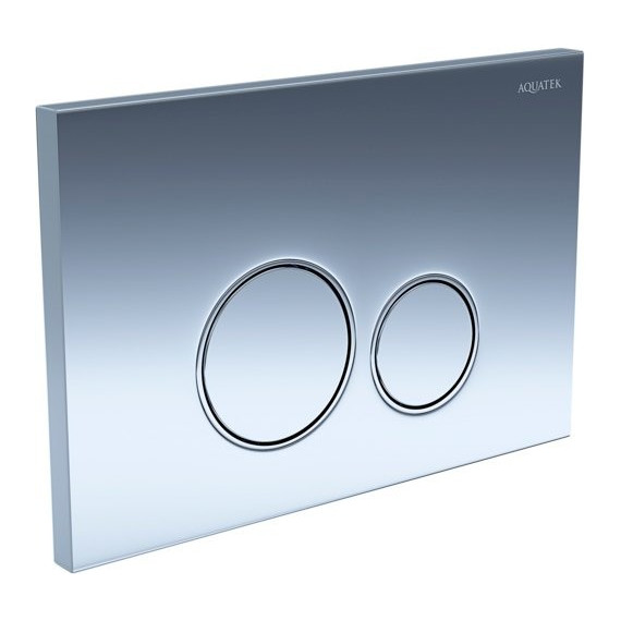Кнопка смыва Aquatek KDI-0000018, хром глянцевый - фото 2