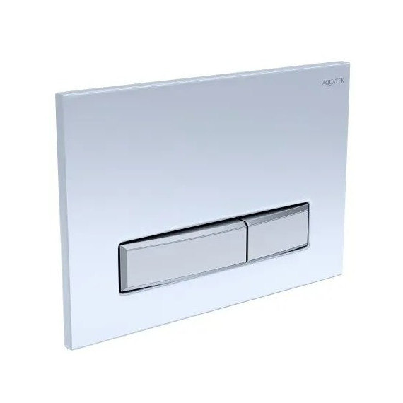Кнопка смыва Aquatek Slim KDI-0000022, белый глянцевый - фото 2