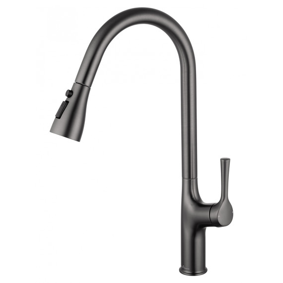 Смесители для кухни Wonzon & Woghand WW-AE54123-BGG, тёмный графит - фото 