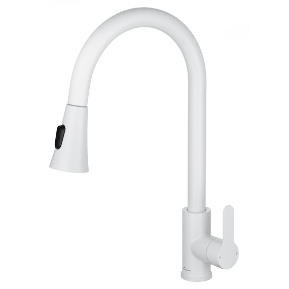 Смесители для кухни Wonzon & Woghand WW-121E201L-MW, белый - фото 