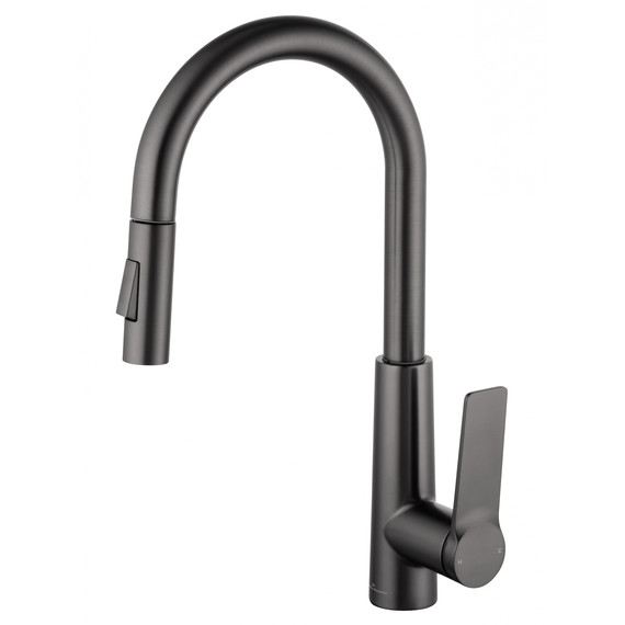 Смесители для кухни Wonzon & Woghand WW-A20782-BGG, тёмный графит - фото 