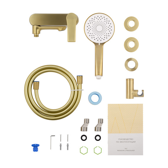 Смесители для ванны Wonzon & Woghand Brilliant WW-88037079-BG, золото - фото 7