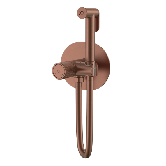 Набор для гигиенического душа Boheme Tech 157-BRB (со скрытой частью) брашированная бронза - фото 