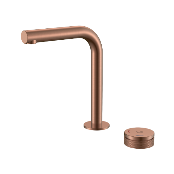 Смеситель для раковины Boheme Tech 158-CB, брашированная медь - фото 