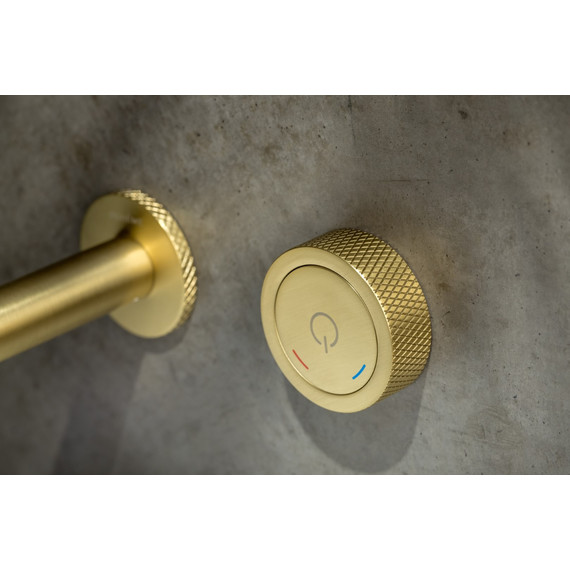 Смеситель для раковины Boheme Tech 158/2-MG, золото матовое - фото 5