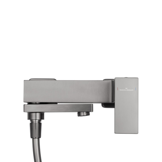 Смесители для ванны Wonzon & Woghand Cube WW-88639016-BGM, тёмный графит - фото 3