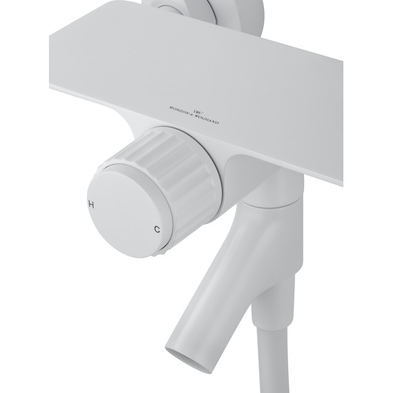 Смесители для ванны Wonzon & Woghand Click WW-FE05L221-MW, белый - фото 6