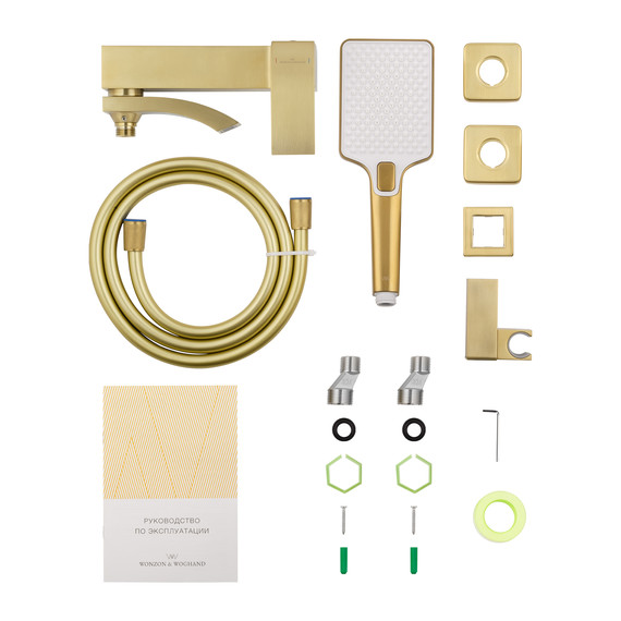 Смесители для ванны Wonzon & Woghand Fit WW-88639009-BG, золото - фото 7