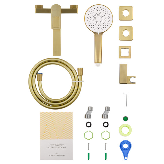 Смесители для ванны Wonzon & Woghand Frame WW-88639010-BG, золото - фото 7