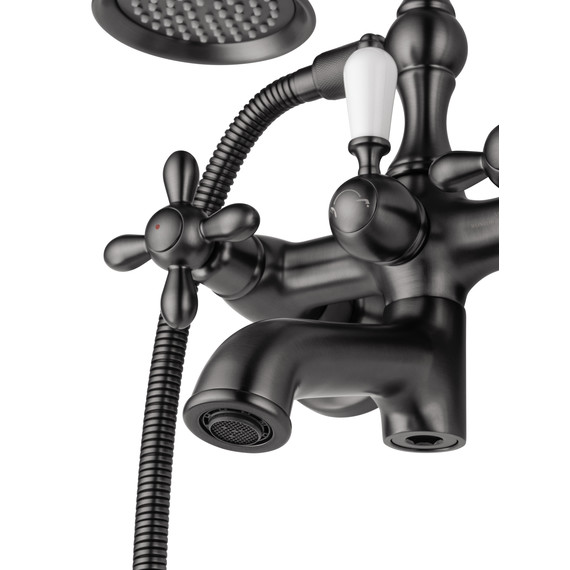 Смесители для ванны Wonzon & Woghand Retro WW-88639020-BGM, тёмный графит - фото 3