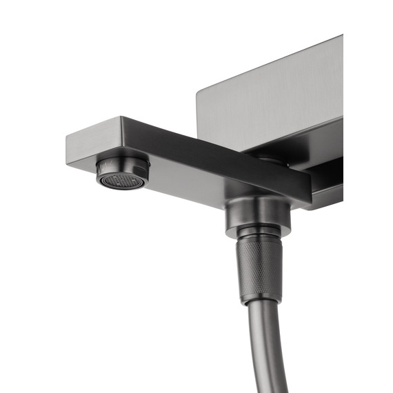 Смесители для ванны Wonzon & Woghand Cube 2.0 WW-88037068-BGM, тёмный графит - фото 4