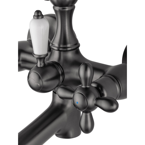 Смесители для ванны Wonzon & Woghand Retro WW-88639020-BGM, тёмный графит - фото 5