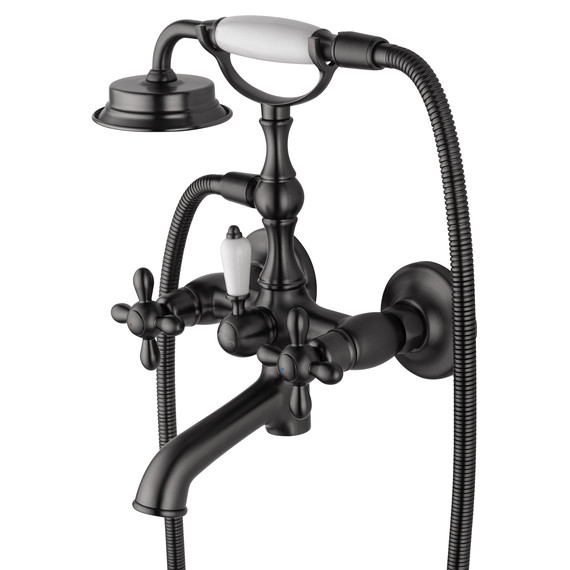 Смесители для ванны Wonzon & Woghand Retro WW-88639020-BGM, тёмный графит - фото 4