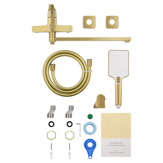 Смесители для ванны Wonzon & Woghand Flex WW-639906-BG, золото - фото 6