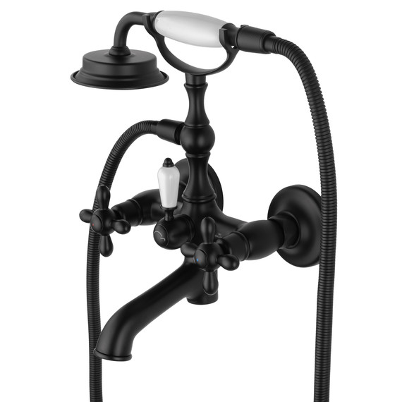 Смесители для ванны Wonzon & Woghand Retro WW-88639020-MB, чёрный - фото 4