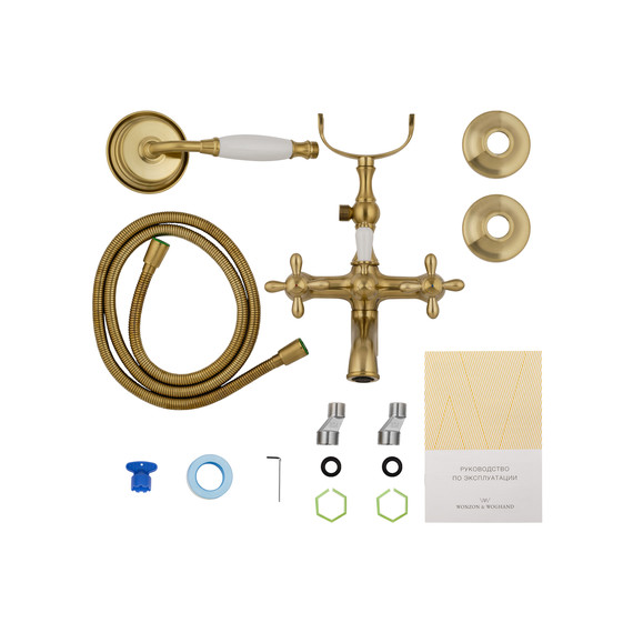 Смесители для ванны Wonzon & Woghand Retro WW-88639020-BG, золото - фото 7