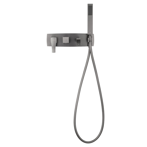 Смесители для ванны Wonzon & Woghand Flex WW-88889072-BGM (со скрытой частью) тёмный графит - фото 2