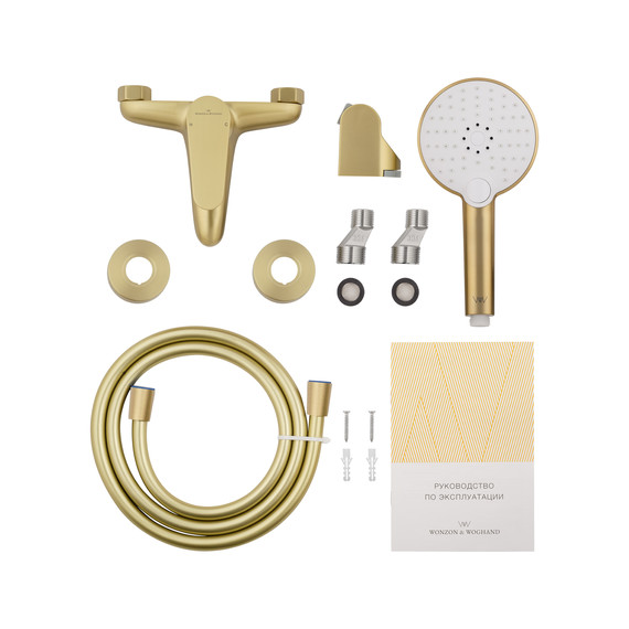 Смесители для ванны Wonzon & Woghand Alfa WW-AE3204-BG, золото - фото 7