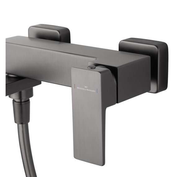 Смесители для ванны Wonzon & Woghand Cube 2.0 WW-88037068-BGM, тёмный графит - фото 7