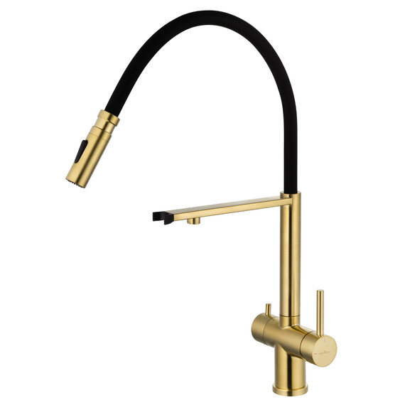 Смесители для кухни Wonzon & Woghand WW-88458009-BG, золото - фото 2