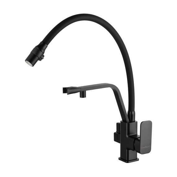 Смесители для кухни Wonzon & Woghand WW-88458013-MB, чёрный - фото 2