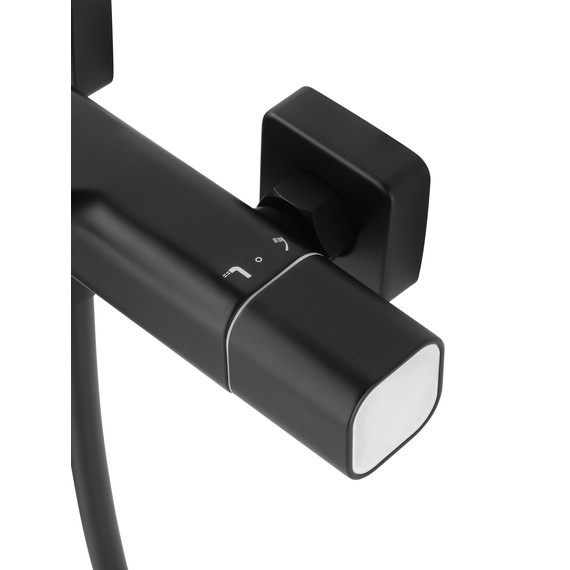 Смесители для ванны с термостатом Wonzon & Woghand Solid WW-C2011-A-MB, чёрный - фото 5