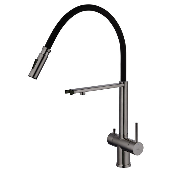 Смесители для кухни Wonzon & Woghand WW-88458009-BGM, тёмный графит - фото 2