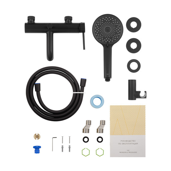 Смесители для ванны Wonzon & Woghand Stick WW-88639017-MB, чёрный - фото 7
