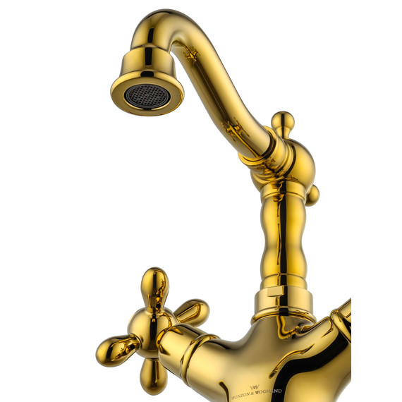 Смесители для раковины Wonzon & Woghand Retro WW-88139020-PG, золото - фото 3