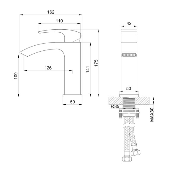 Смесители для раковины Wonzon & Woghand Fit WW-88139009-CR - фото 6