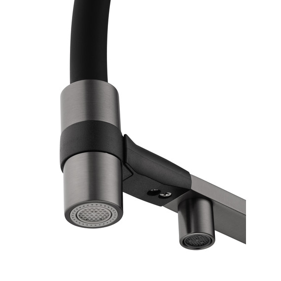 Смесители для кухни Wonzon & Woghand WW-88458012-BGM, тёмный графит - фото 4