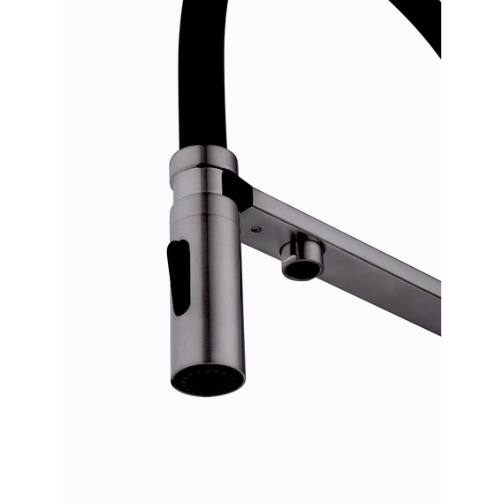 Смесители для кухни Wonzon & Woghand WW-88458009-BGM, тёмный графит - фото 4