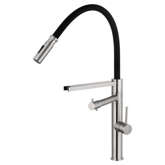 Смесители для кухни Wonzon & Woghand WW-88458007-BN, никель - фото 2