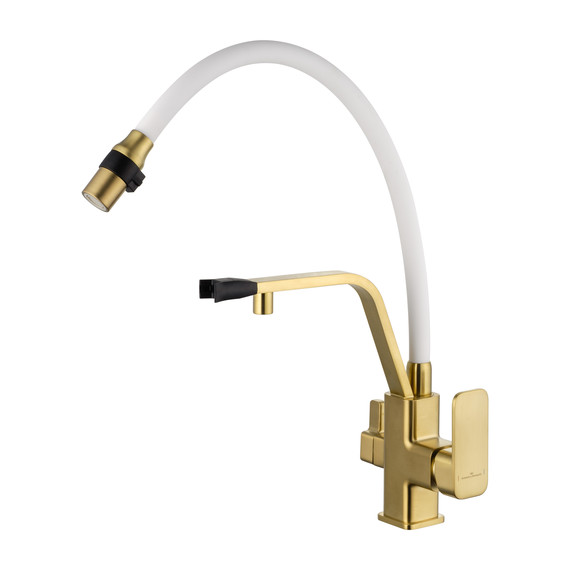 Смесители для кухни Wonzon & Woghand WW-88458013-BG(MW), золото - фото 2