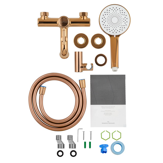 Смесители для ванны Wonzon & Woghand Tor WW-88037073-RG, розовое золото - фото 6