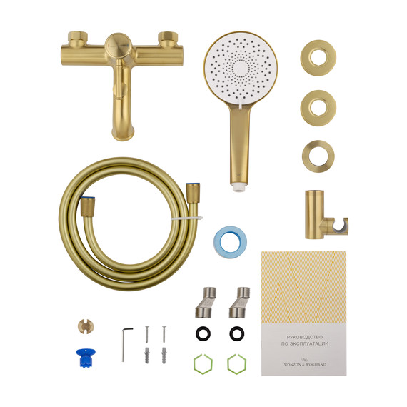 Смесители для ванны Wonzon & Woghand Tor WW-88037073-BG, золото - фото 7