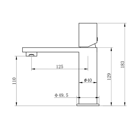 Смесители для раковины Wonzon & Woghand WW-101-BS, никель - фото 6