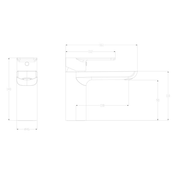 Смесители для раковины Wonzon & Woghand Line WW-A40732-MW, белый - фото 6