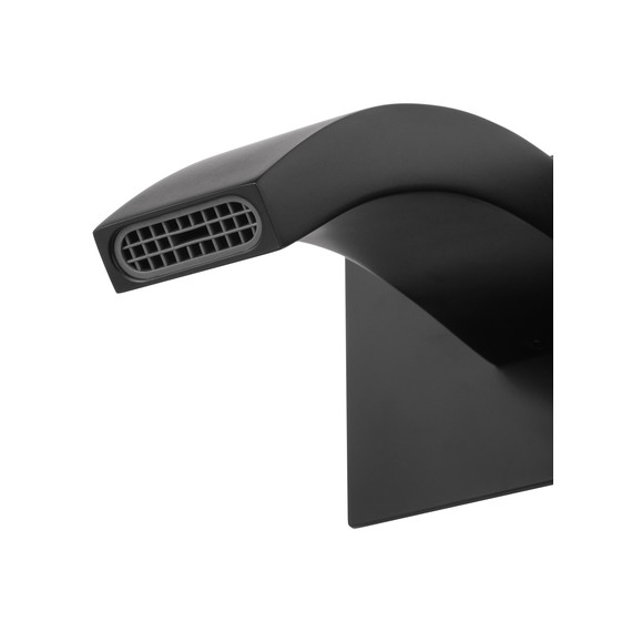 Смеситель для раковины настенный Wonzon & Woghand Fit WW-88869009-MB (со скрытой частью) чёрный - фото 3