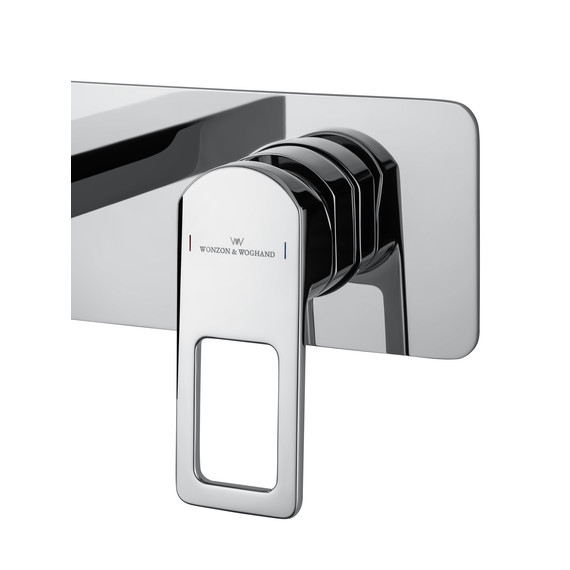 Смеситель для раковины настенный Wonzon & Woghand Frame WW-88869010-CR (со скрытой частью) - фото 4