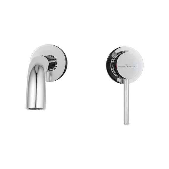 Смеситель для раковины настенный Wonzon & Woghand Stick WW-88869017-CR (со скрытой частью) - фото 2