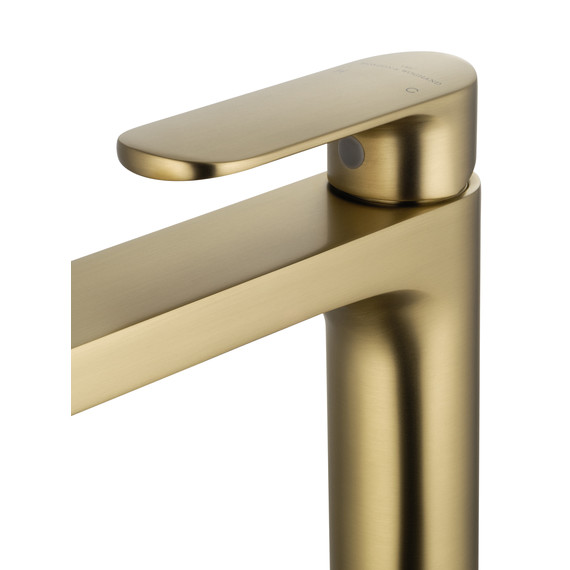 Смеситель для раковины высокий Wonzon & Woghand WW-H1034-BG, золото - фото 4