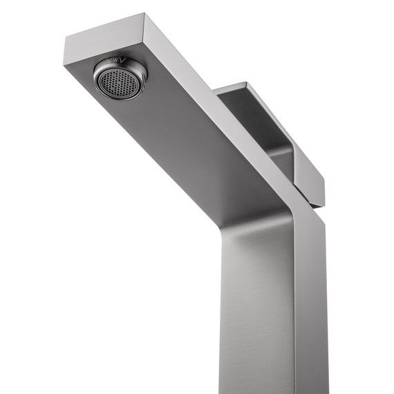 Смеситель для раковины высокий Wonzon & Woghand Cube WW-88239016-BGM, тёмный графит - фото 3