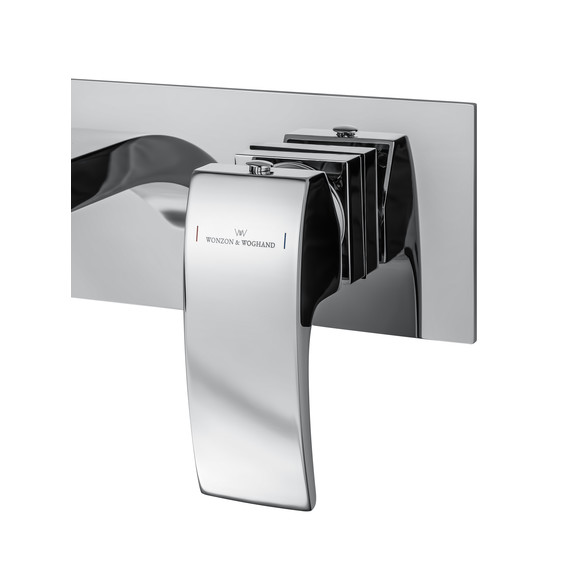Смеситель для раковины настенный Wonzon & Woghand Fit WW-88869009-CR (со скрытой частью) - фото 3