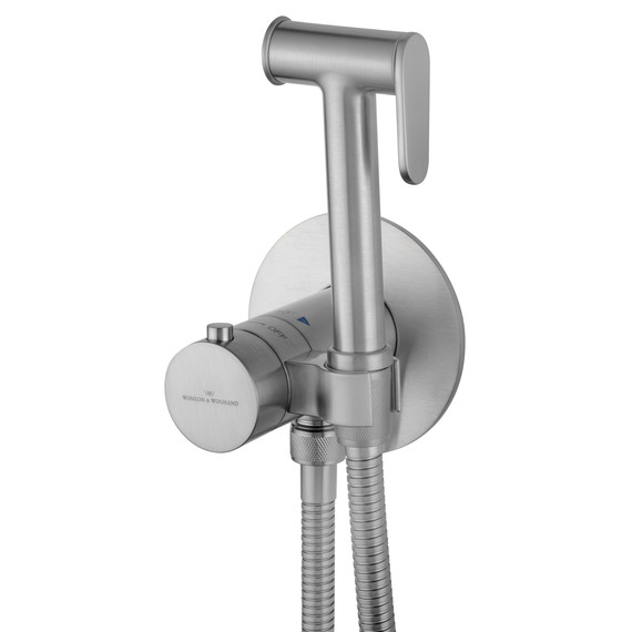 набор для гигиенического душа с термостатом Wonzon & Woghand WW-88829909-BN (со скрытой частью) никель - фото 3