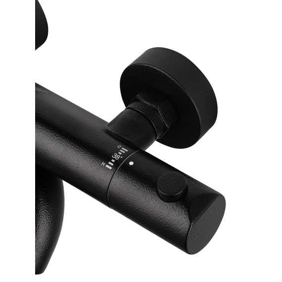 Смесители для ванны с термостатом Wonzon & Woghand Loop WW-311-00-508, чёрный - фото 6