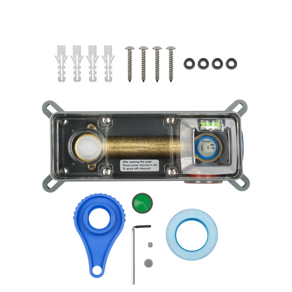 Смеситель для раковины настенный Wonzon & Woghand Frame WW-88869010-MB (со скрытой частью) чёрный - фото 5